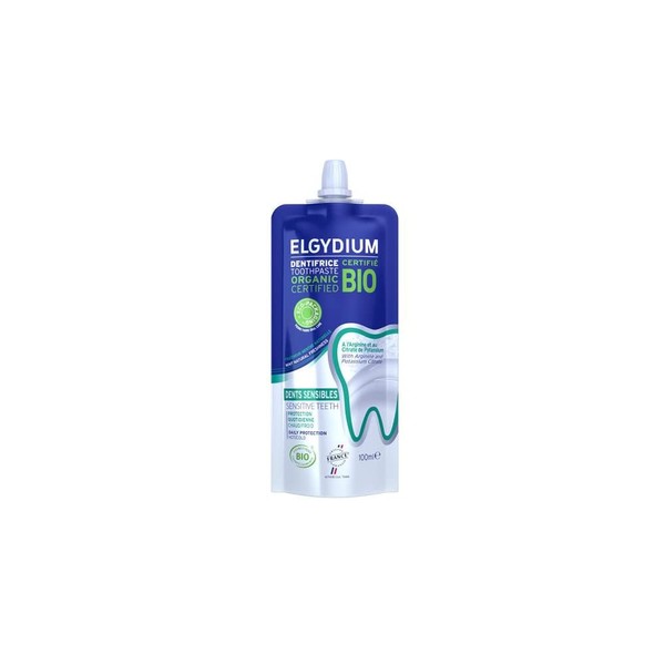 Elgydium Toothpaste for Sensitive Organic Teeth Eco Packaging 100 ml