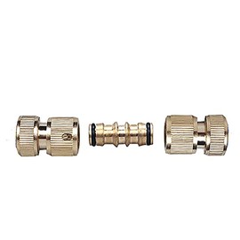 SEIWEI 3 Pieces Brass Garden Hose Accessories for Hose Repair BZW Extension