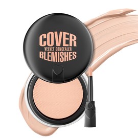 Concealer Cushion with Brush – Full Coverage Waterproof Foundation for Scars, Blemishes & Dark Circles, Lightweight, Long-Lasting Makeup for Face & Body