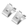 sourcing map 20 Pcs Shelf Bracket Clips, Cabinet Shelf Clips