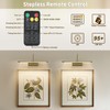 JOOSENLUX Battery Operated Picture Lights Gold Wall Lights Wireless Flexible