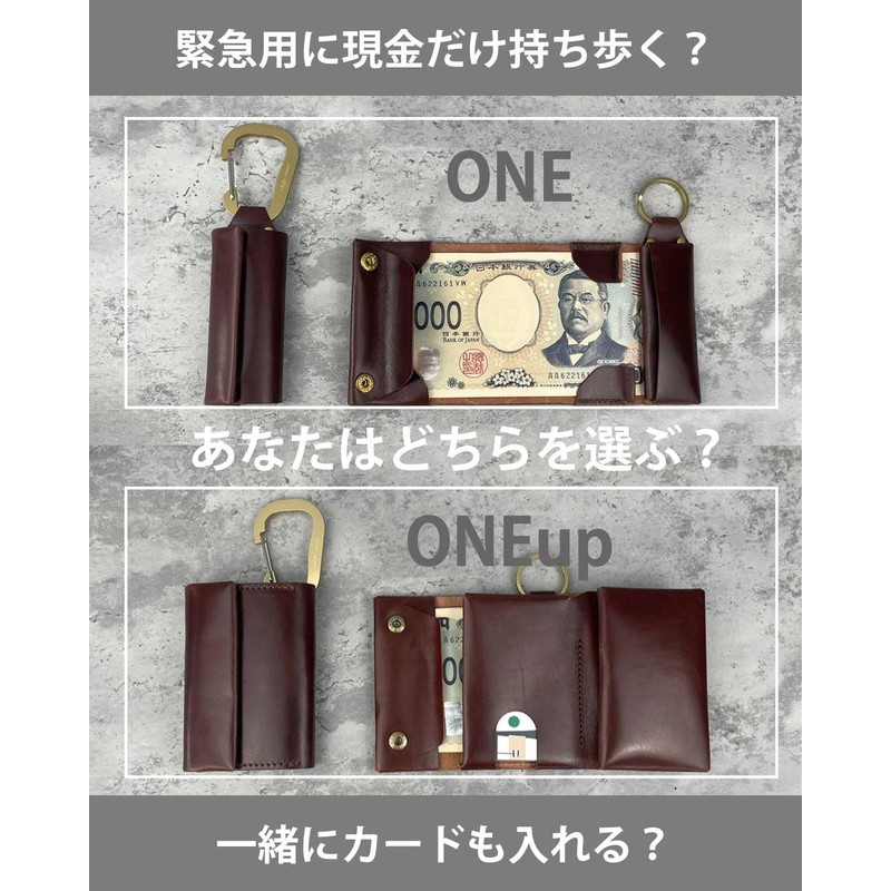 Cliff Men's Wallet, Compact, Card, Mini Wallet, Made in Japan,