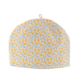 Stylish Scandinavian Style Tea Cozy Orange Honey Lemon Teapot Cover, Artisan Skill, Sachiko Kawashima, Made in Japan, 100% Cotton