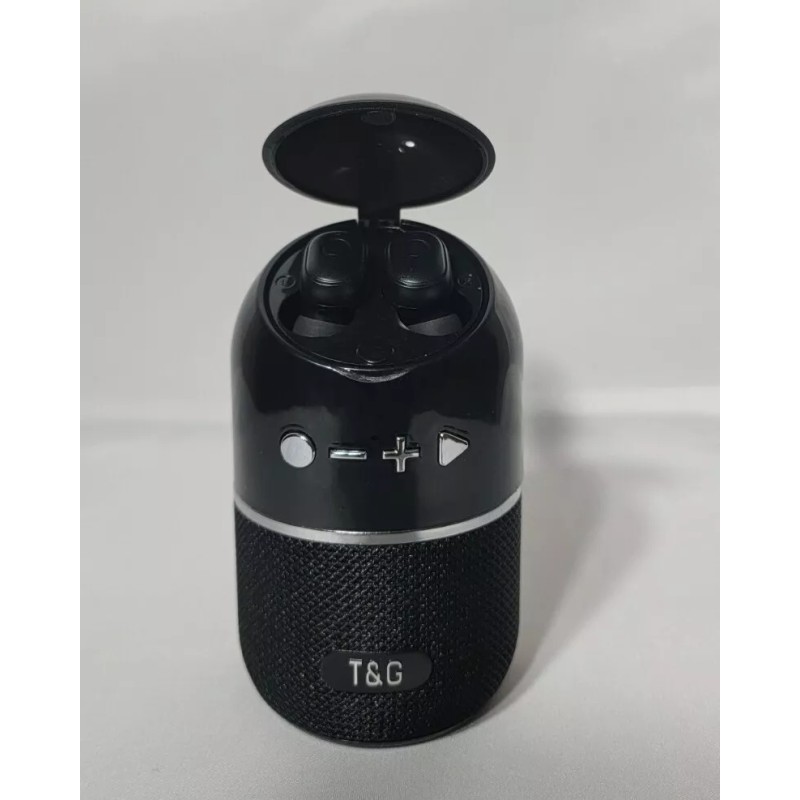 T&G wireless bluetooth speaker and earbuds with charging case 2