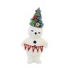 Bethany Lowe Retro Merry Snowman with Tree Small