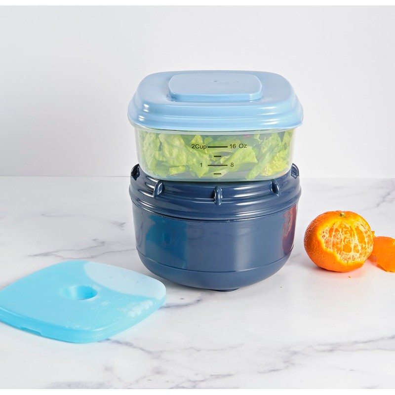 Fit & Fresh Insulated Soup Container With Lid & Sandwich