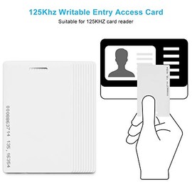 Sonew 10Pcs 125Khz RFID Readable Access Card Proximity Door Control Entry Access Card