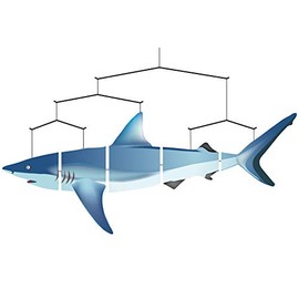 Invento Shark Hanging Mobile - Blue