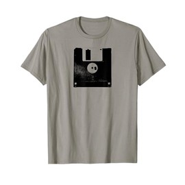 Retro Data and Music Storage Computer Floppy Disk T-Shirt