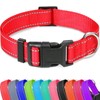 Taglory Reflective Adjustable Dog Collars for Puppy Small Medium Large