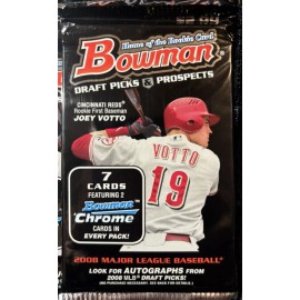 2008 BOWMAN BASEBALL DRAFT PICKS PROSPECTS 3 PACKS FUTURE HOFERS VOTTO? B.POSEY?
