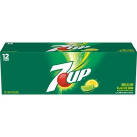 7UP Soda Cans, Lemon Lime, 12 fl oz - 12 ct