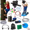 GCCSJ Zip line Kits for Backyard, 120ft Zip line Kit
