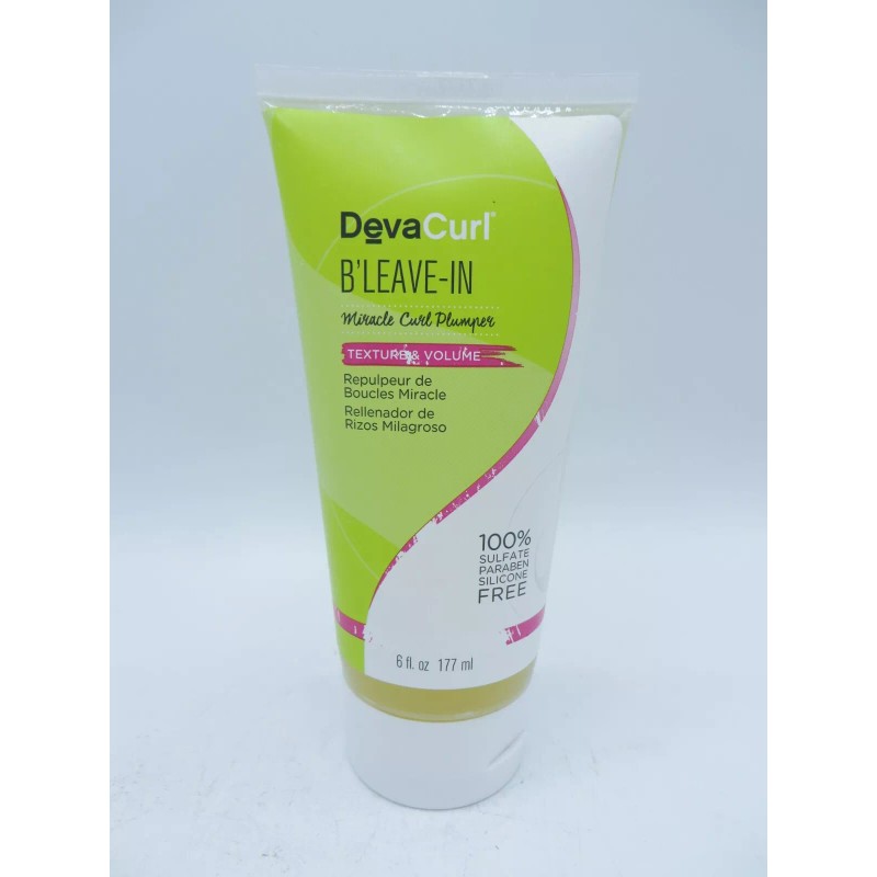DEVACURL B'LEAVE IN MIRACLE CURL PLUMPER 6 OZ