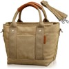 Encore Mini Tote Bag, Divider, High Visibility Leather Wrapped Handle,