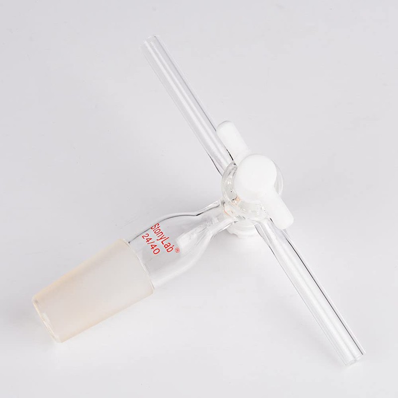 stonylab Glass Vacuum Flow Control Adapter, Vacuum Flow Control Adapter