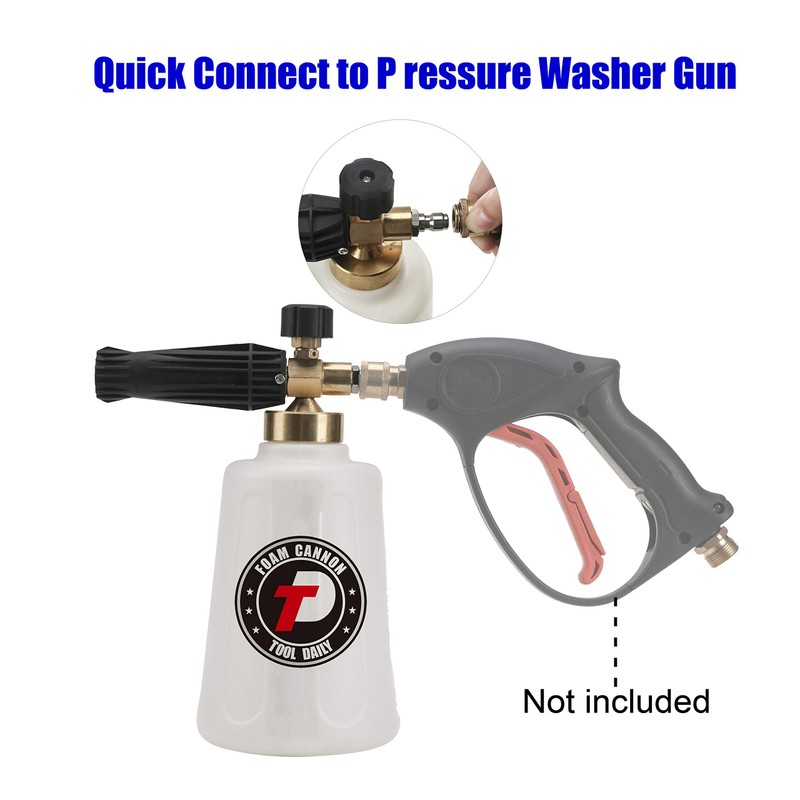 Tool Daily Pressure Washer Foam Cannon for Car Wash, Snow
