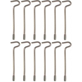 Interior Door Key Pin for Bedroom Doors Emergency Key for Interior Door Keys for Small Hole 12 Pack (Flat)