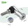 10L0L Golf Cart Thread Ball Joint Tie Rod End Kit