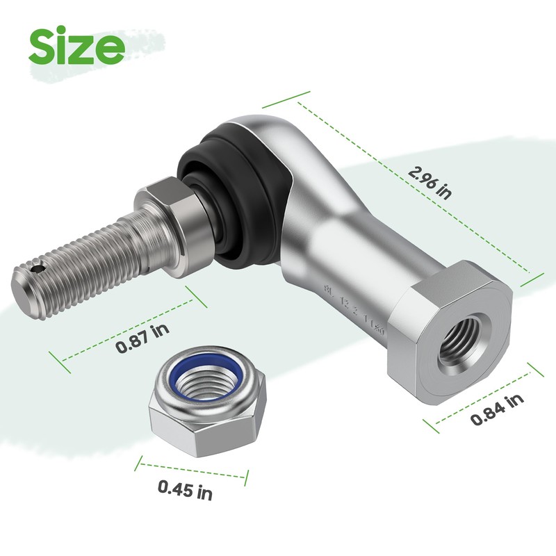 10L0L Golf Cart Thread Ball Joint Tie Rod End Kit