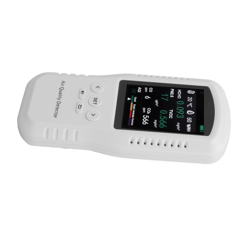 USB Air Quality Tester High Accuracy with 3.2in LCD PM2.5