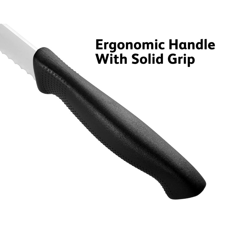 Humbee Cusine Pro, 8 inch Bread Knife, Serrated Knife Wave