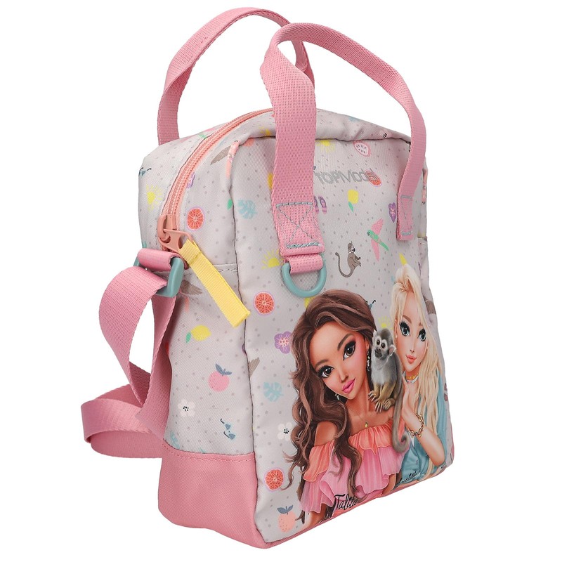 Depesche TOPModel Juicy 13327 Shoulder Bag in Cream and Pink