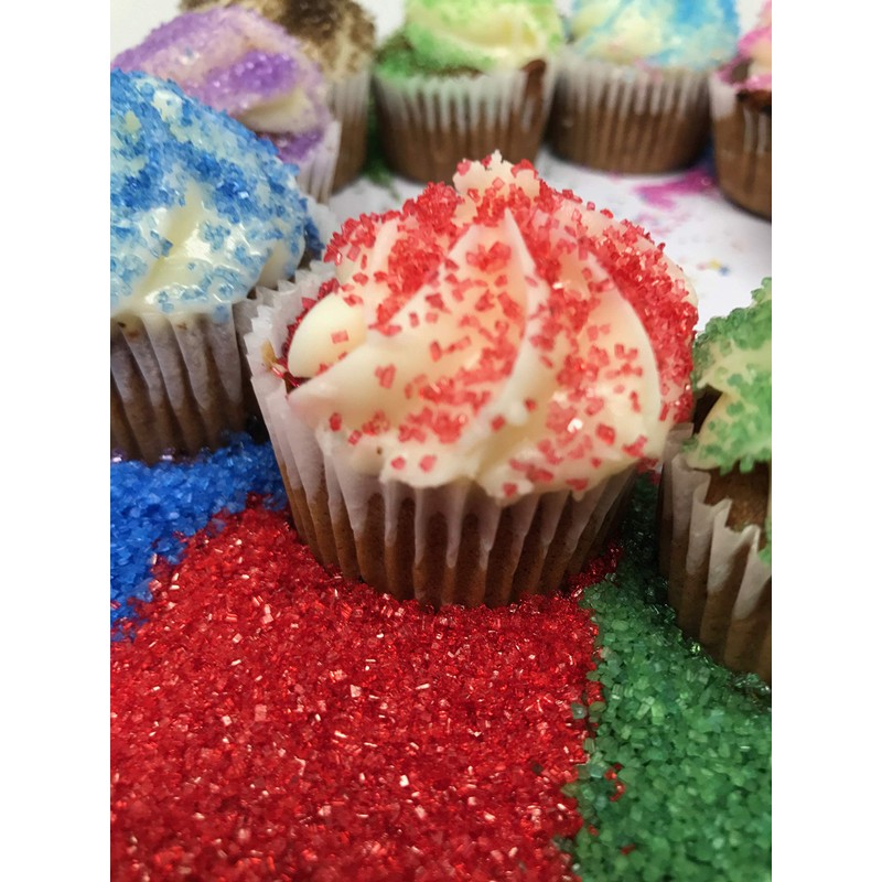 Ultimate Baker Naturally Colored Sanding Sugar (6oz Bottle) - Medium