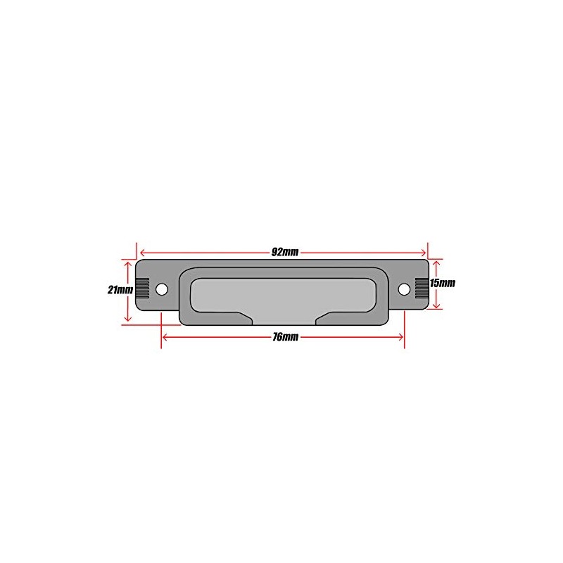 Lockmaster Mila Master uPVC Door Roller Keep Strike Plate PLK99