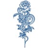 4 Sheets Temporary Wings Tattoo Snake Tattoo Semi-Permanent Sword Tattoo