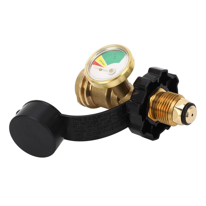 Gas Tank Pressure Gauge QCC Type 1 Converts 5‑100lb Gas