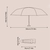 Folding Travel Umbrella Mini Ultra-Portable Anti-UV Umbrella with Case Compact