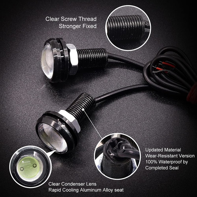 X-STYLE LED Daylight Eagle Eye LED Ice Blue Large Ball