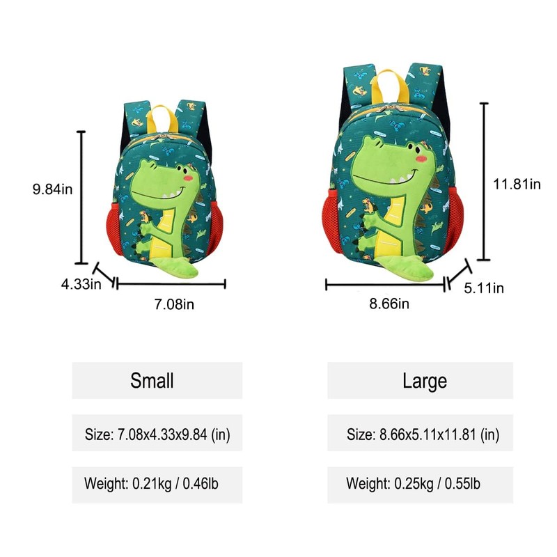 DB Dinosaur Toddler mini backpack with leash,children Kids baby harness