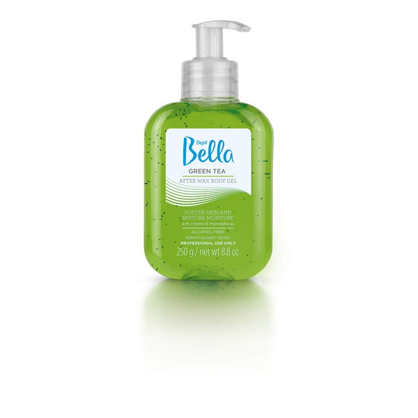 DEPIL BELLA After Wax Body Gel - Green Tea | Soothing Gel for Post-Waxing Skin Care | 250g