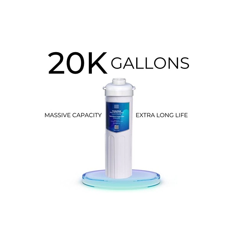 20,000 Gallon Replacement Water Filterpod Cartridge for Drinkpod Under Sink