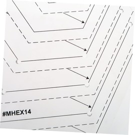 Operitacx Acrylic Quilting Ruler, Precise Sewing Ruler for Making Garments and Crafts