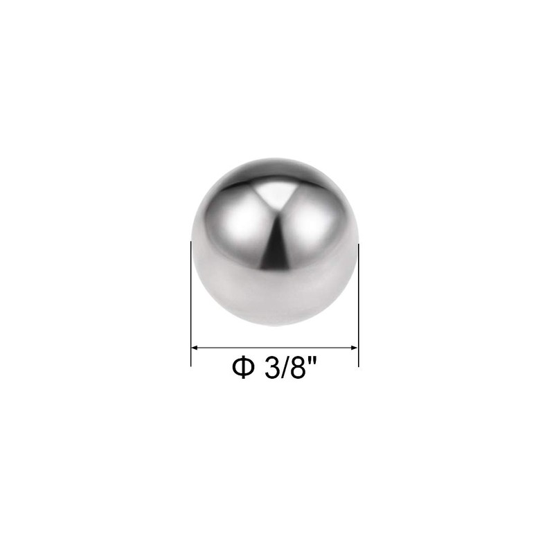 sourcing map 3/8-inch Bearing Balls 304 Stainless Steel G100 Precision