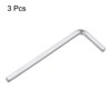 HARFINGTON 3pcs L-Shaped Square Head Wrench 3mm CR-V L-Key 4