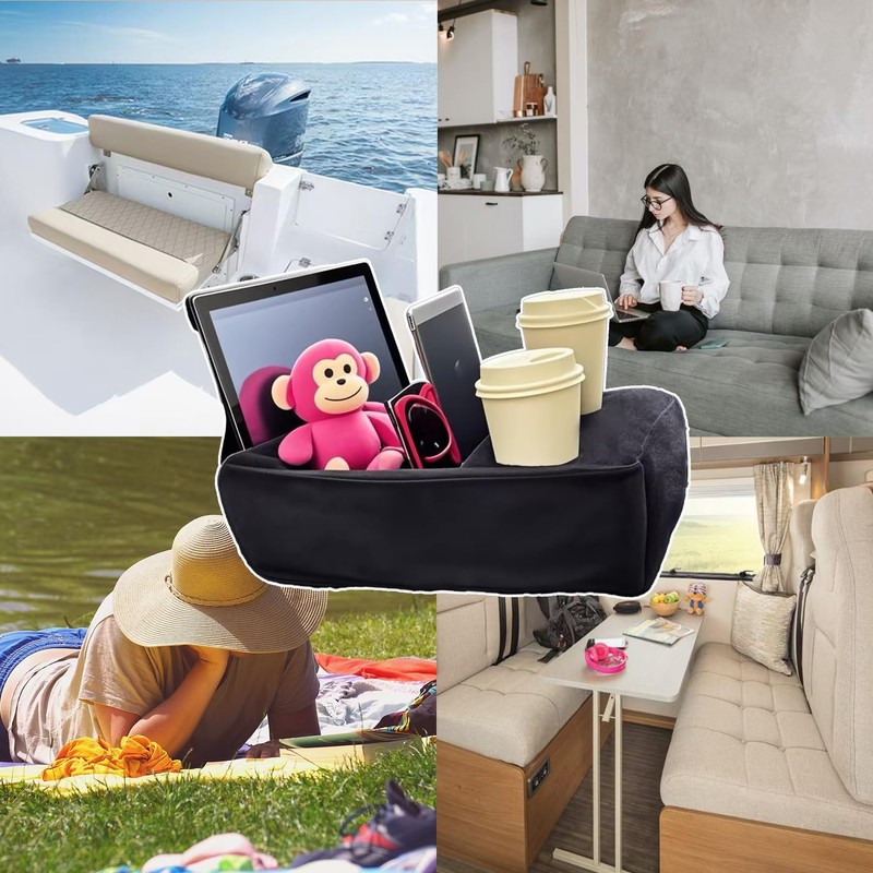 Forzaddik Car Back Seat Organizer，Backseat Cup Holder，Car Cup Holder for