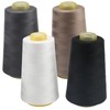 FOGAWA 4 Rolls of Sewing Thread Polyester Sewing Thread Sewing