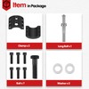 Upgraded Steering Stabilizer Tie Rod Clamp (1-1/2" OD Tube) with