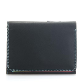 mywalit Medium Tri-fold Wallet Leather 12 cm, Black Pace, Compact