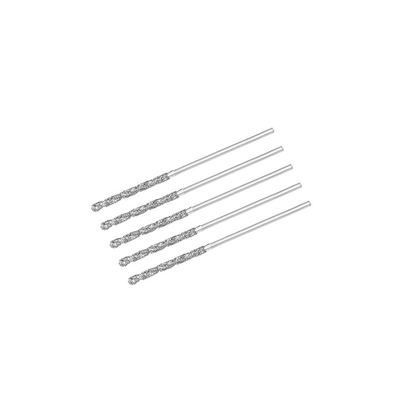 sourcing map 1mm Diamond Twist Drill Bits High Speed Steel