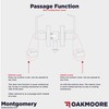 OAKMOORE Medium Duty Commercial Door Handle | Passage Function |