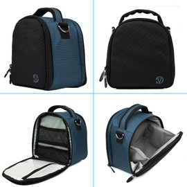 ROXIE Protective Slim Compact Camera Case Shoulder Bag for Men Women Travel Vacation