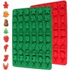 Christmas Silicone Candy Molds, 54-Cavity Mini Christmas Mold Shaped with
