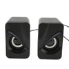 Computer Speaker USB Powered Wired Volume Control Mini Desktop Speaker