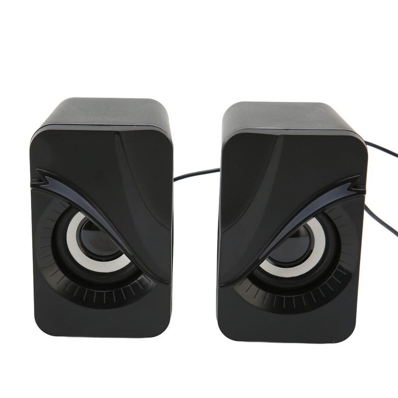 Computer Speaker USB Powered Wired Volume Control Mini Desktop Speaker
