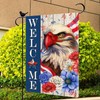 Independence Day Garden Flag | Patriotic Welcome Flag,Patriotic Eagle Flags